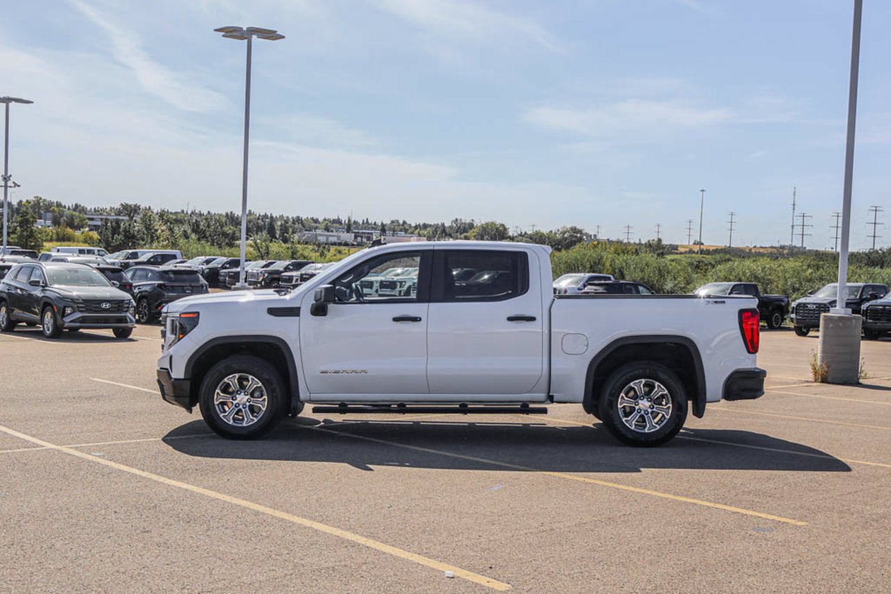 2024 GMC Sierra 1500 4WD Crew Cab 147 Pro White Sherwood Park - photo #4