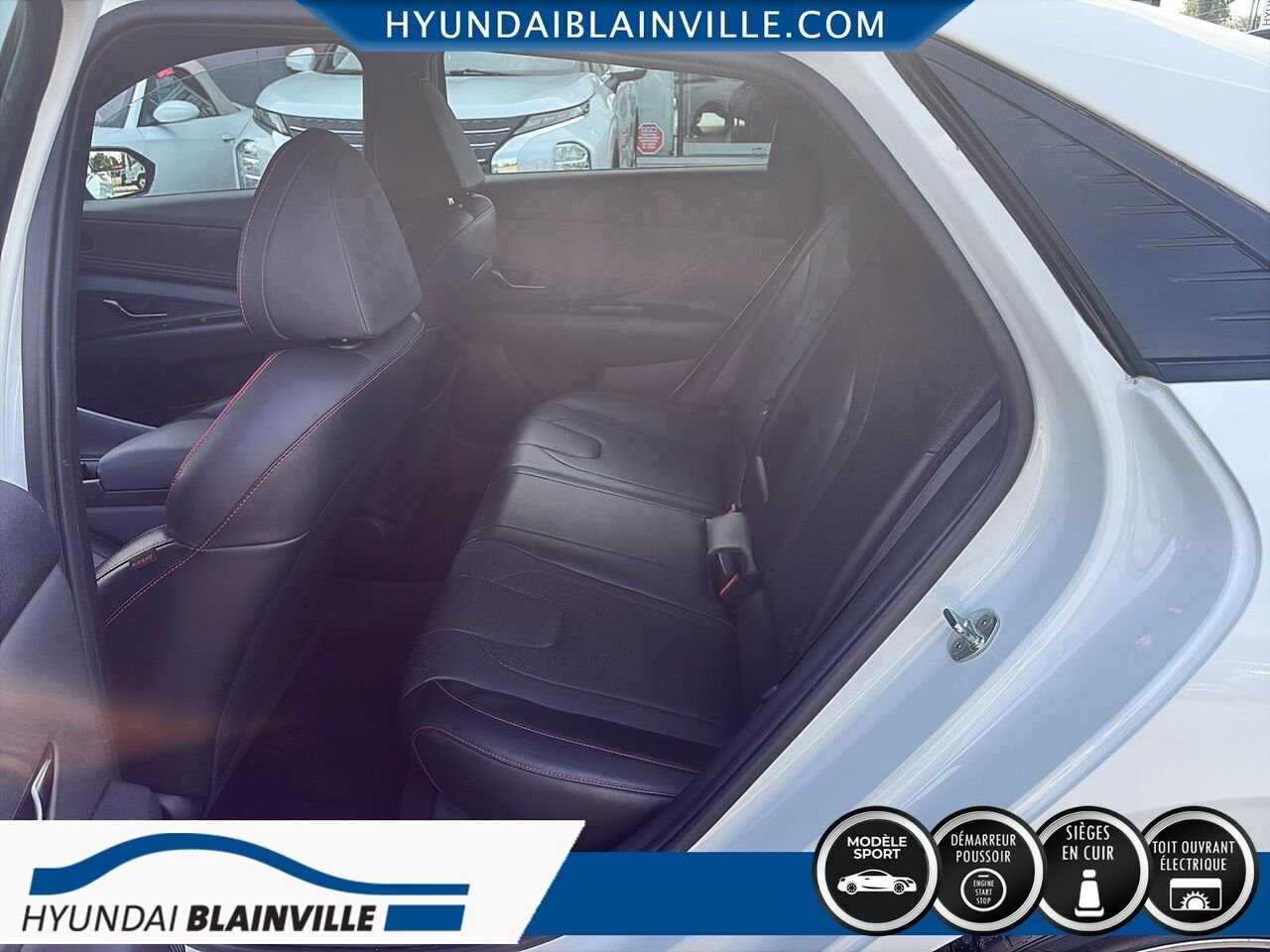 Hyundai Elantra 2023 Blanc Blainville - photo #8