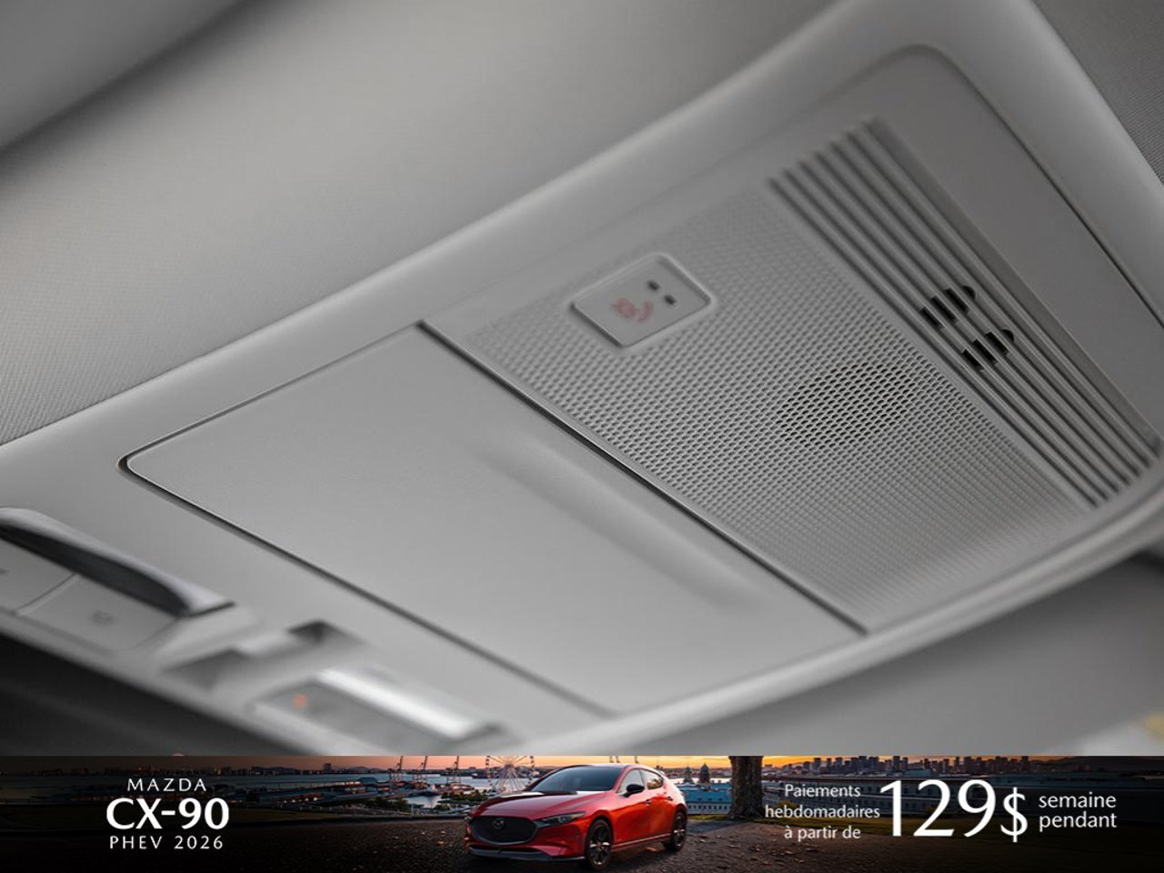 Mazda CX-90 hybride rechargeable JM3KKCHA5T1408937 2026 Gris mécanique métallisé Mirabel - photo #20