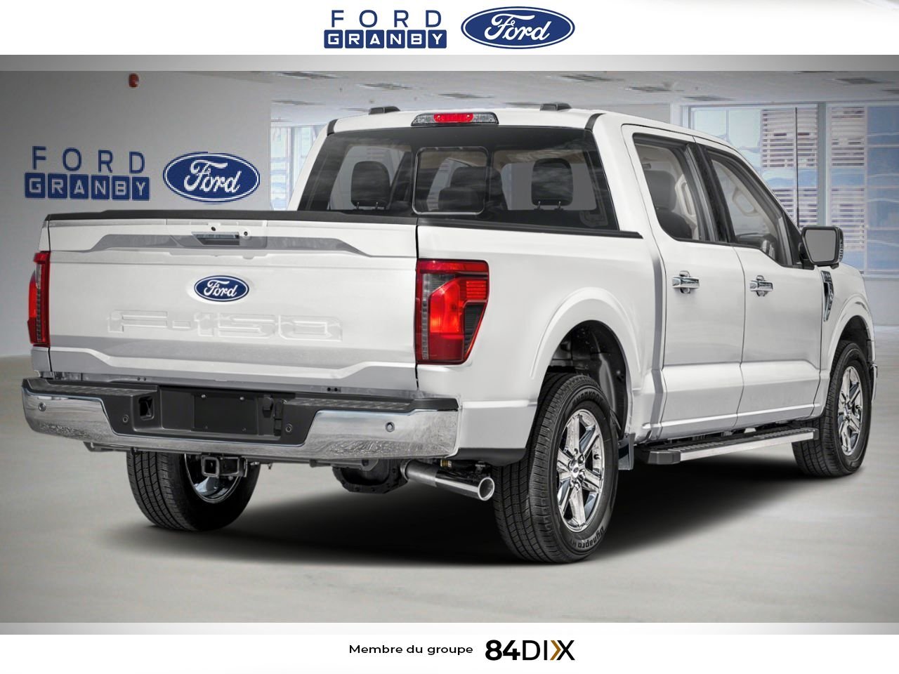 Ford F-150 2025 Blanc Oxford Granby - photo #2