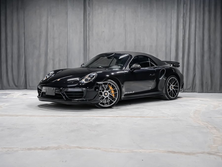 2017 Porsche 911 TURBO S Black
