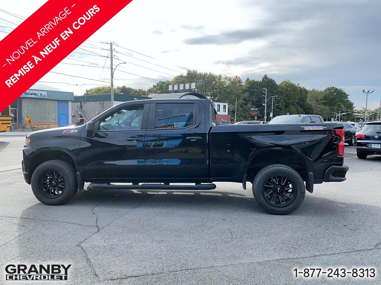 Chevrolet Silverado 1500 Custom Trail Boss cabine multiplace 4RM 157 po | 27-0158A 2019 Noir Granby - photo #7