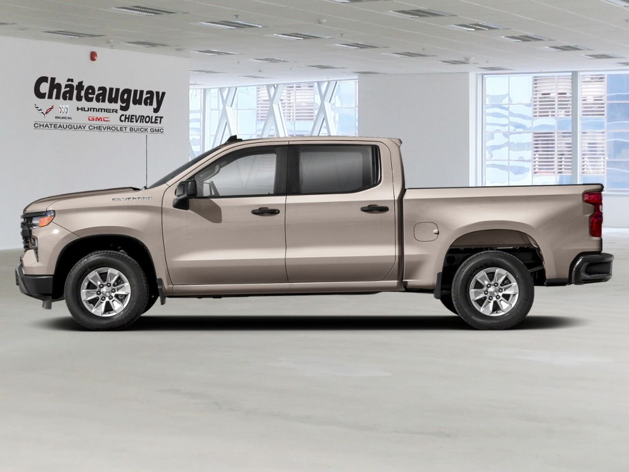 CHEVROLET Silverado 1500 K1500 SILVERADO CREW CAB CUSTOM STD/BOX (1CX) TK 2026 Sables blancs Châteauguay - photo #1