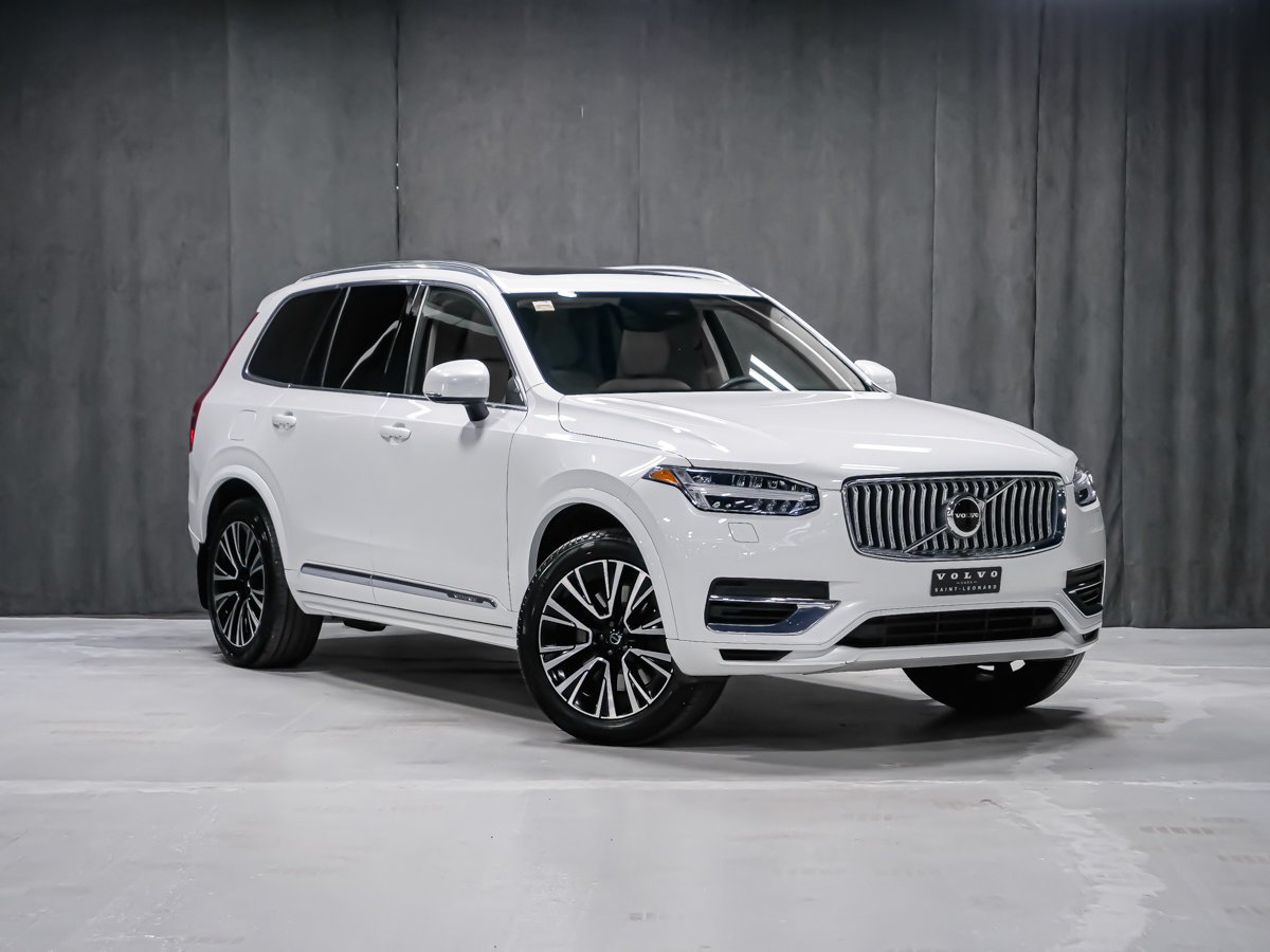 2024 Volvo XC90 Recharge T8 CORE BRIGHT CLIMATE White Montreal - photo #1