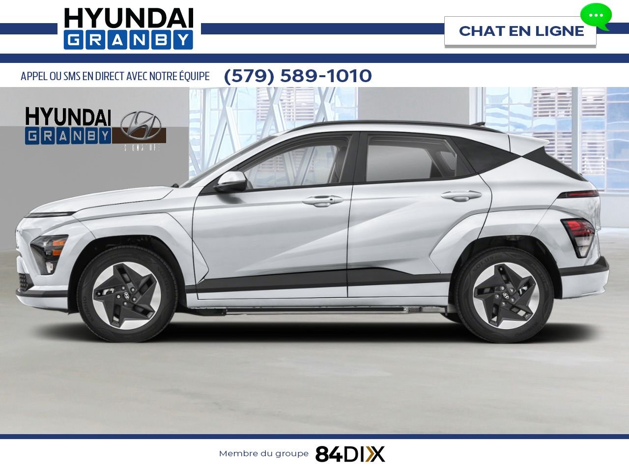 2026 HYUNDAI Kona Electric Blanc Atlas Granby - photo #2