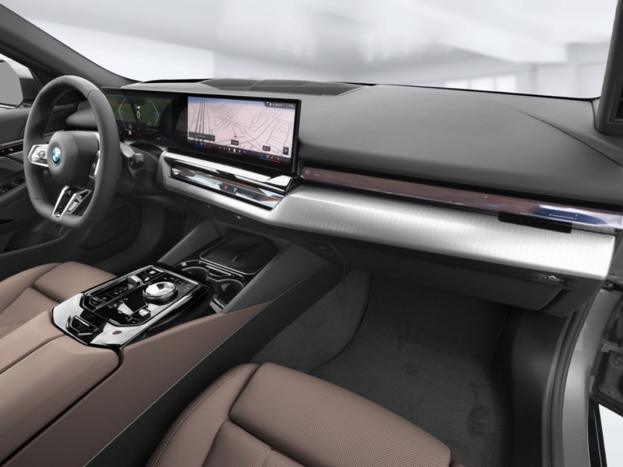 BMW 5 Series 550e xDrive 2027 Gris Blainville - photo #12