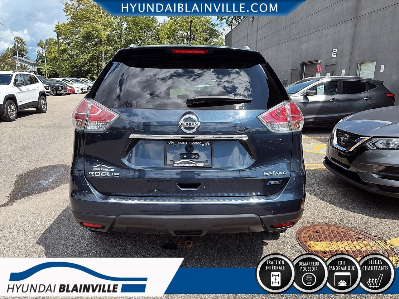 2015 Nissan Rogue Grey Blainville - photo #4