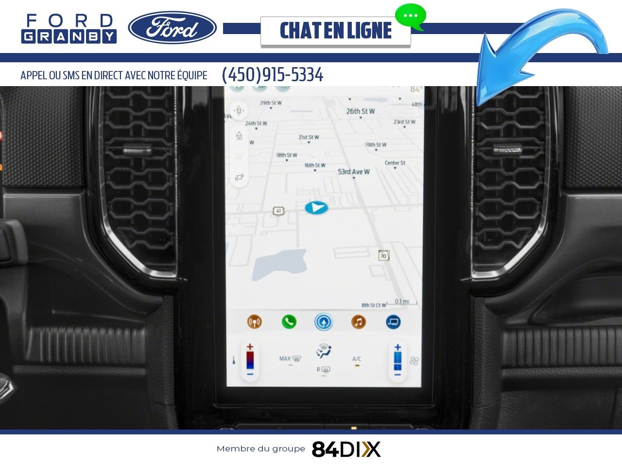 Ford Ranger 2025 Blanc Oxford Granby - photo #5