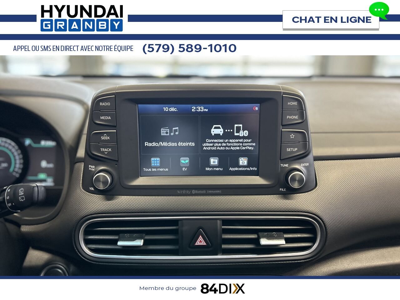 Hyundai Kona électrique 2021 Gris Granby - photo #16