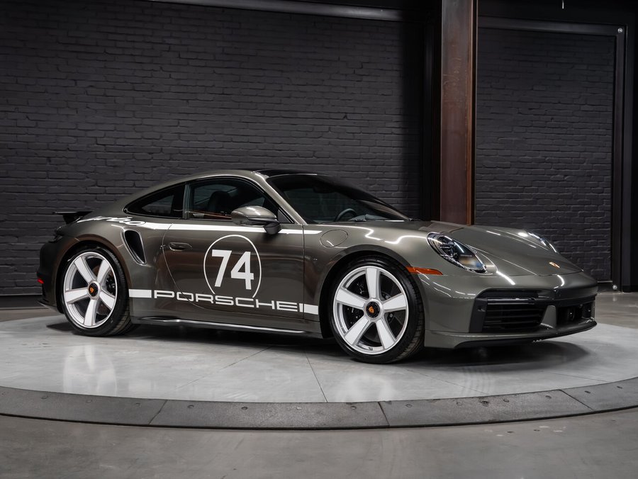 2025 Porsche 911 Turbo 50 Years | Full Body PPF | Mackenzie Tartan Interior | Sport Chrono Package | Heritage Design Green
