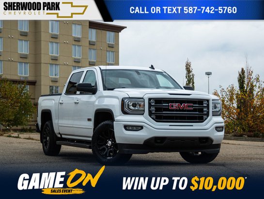 2017 GMC Sierra 1500 SLT All Terrain 5.3L | Tonneau Cover White