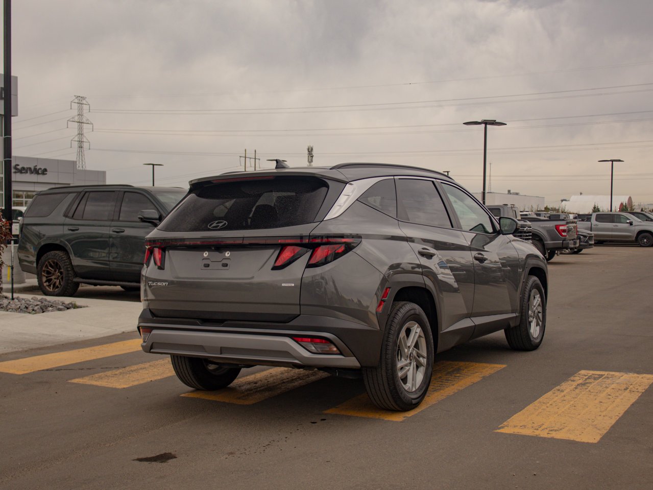 2025 Hyundai Tucson Preferred AWD Grey Sherwood Park - photo #9