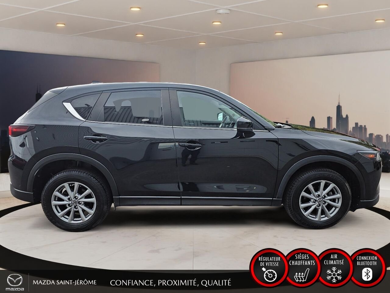 Mazda CX-5 2023 Noir Saint-Jérôme - photo #4