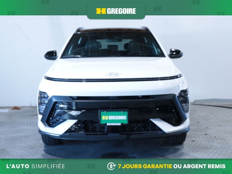 Hyundai Kona N Line AWD AUTO AC TOIT MAGS CAM RECULE BLUETOOTH 2024 Blanc