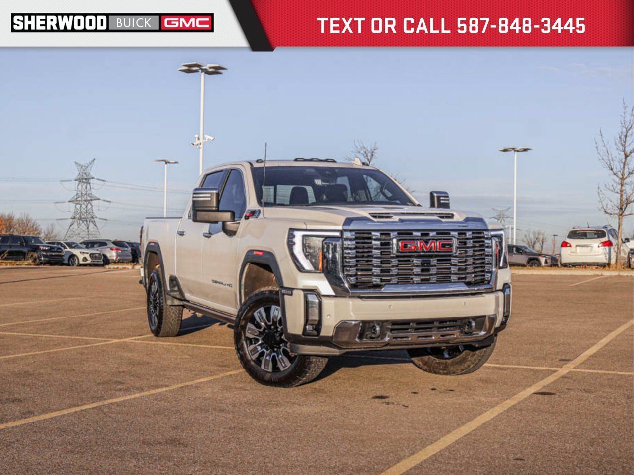2025 GMC Sierra 3500HD 4WD Crew Cab 159 Denali White Sherwood Park - photo #0