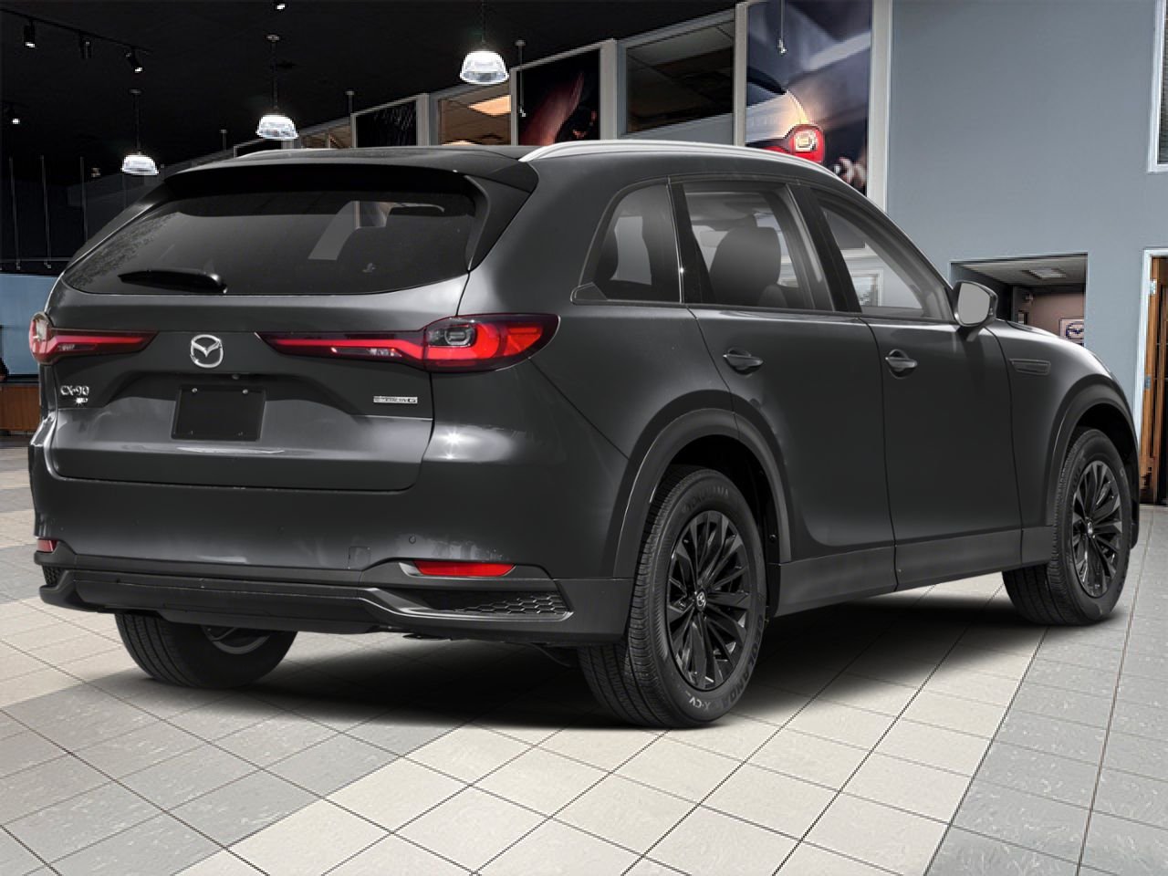 MAZDA CX-90 hybride léger 2026 Gris mécanique métallisé Notre-Dame-des-Prairies - photo #1