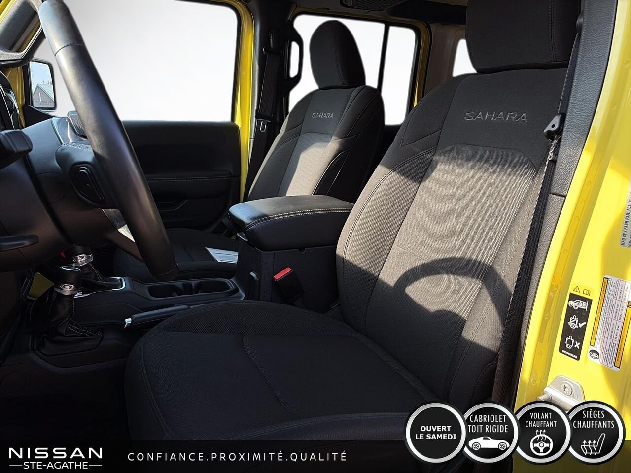 2023 Jeep Wrangler Sahara | V6 | 4X4 | 4 PORTES | Yellow Saint-Jérôme - photo #7