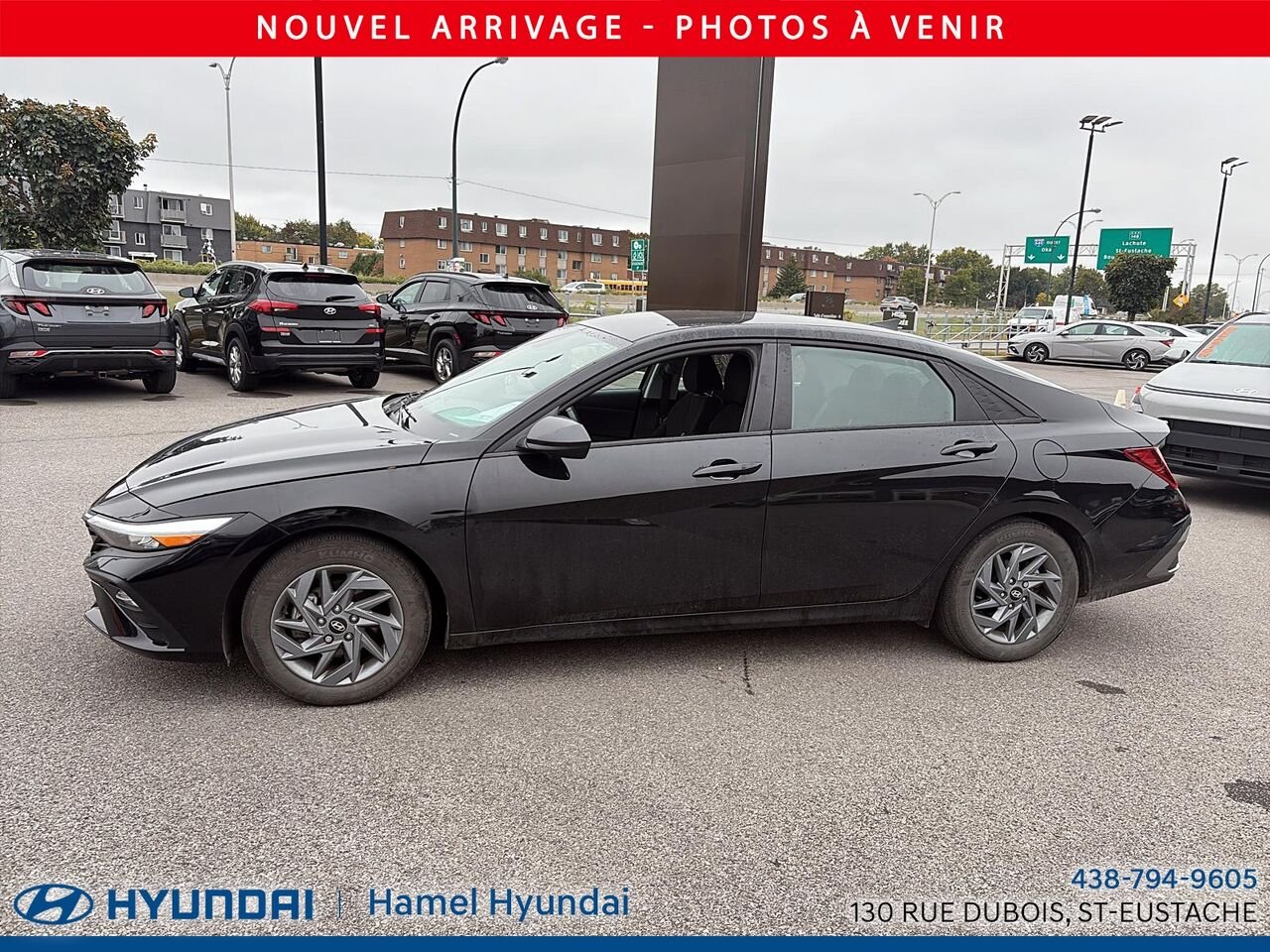 Hyundai Elantra 2024 Noir Saint-Eustache - photo #3