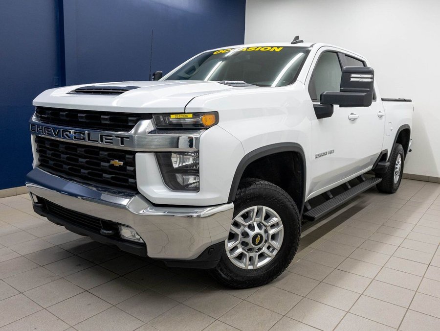 Chevrolet Silverado 2500HD LT CREW 4X4 DIESEL *PNBV 9900* BEDLINER CARPLAY 2022 Blanc