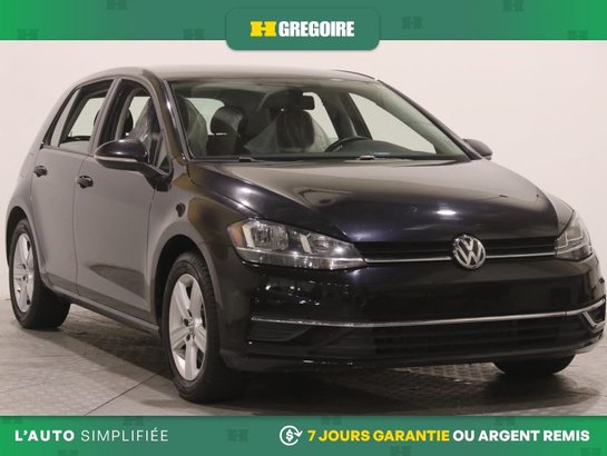 2021 Volkswagen Golf Comfortline AUTO AC NAV MAGS CAM RECUL BLEUTOOTH Black