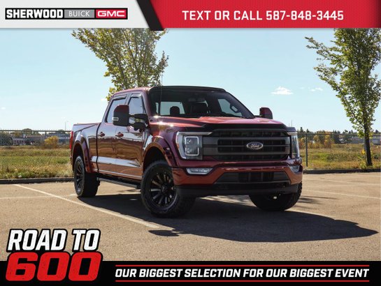 2021 Ford F-150 Lariat Sport 502A 3.5L FX4 6.5' Box | Aftermarket Fender Flares Red