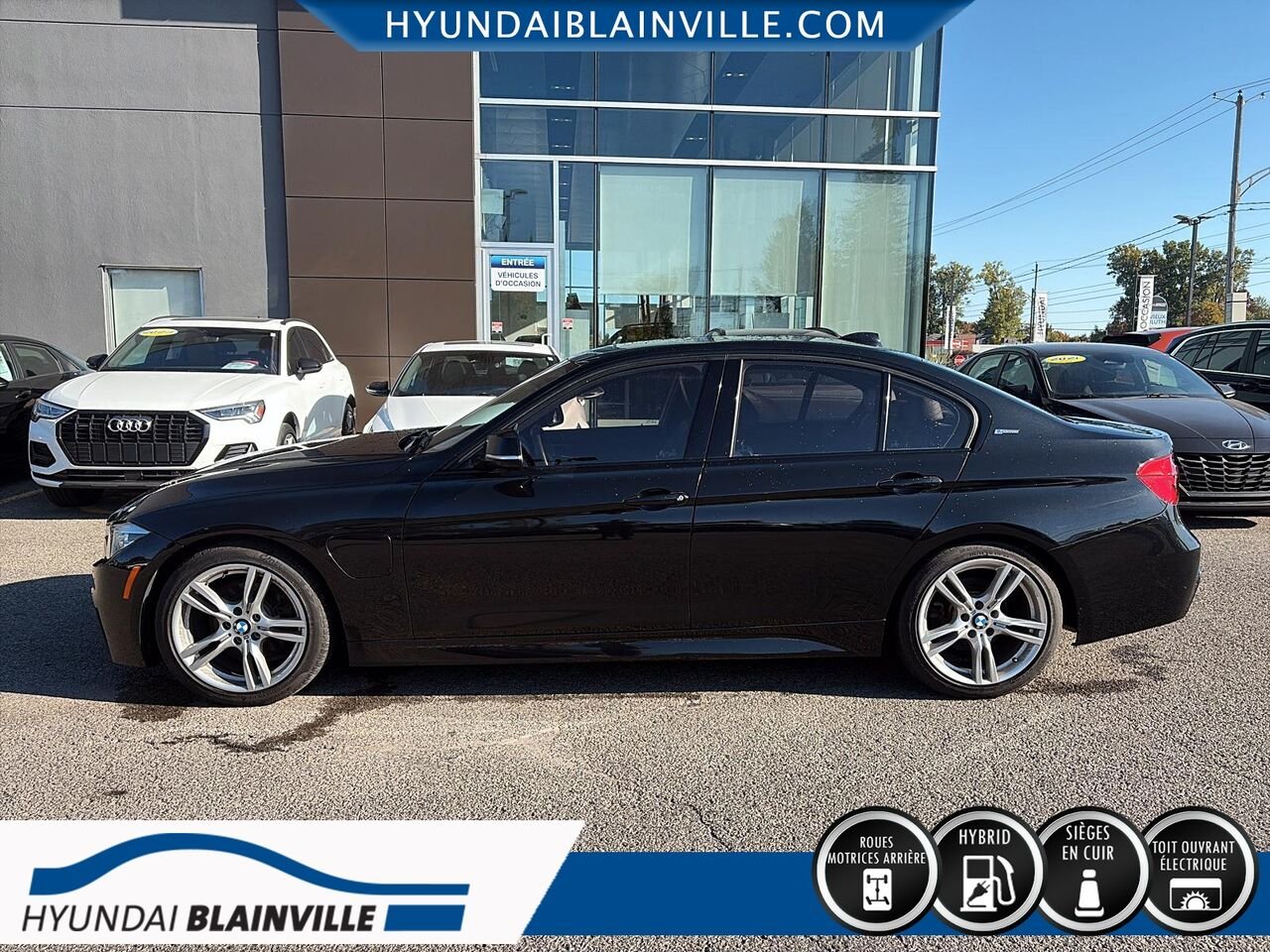 BMW Série 3 2018 Noir Blainville - photo #6