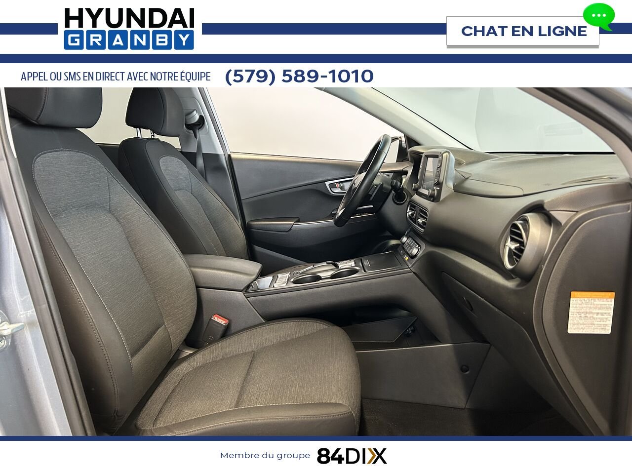 Hyundai Kona électrique 2021 Gris Granby - photo #21