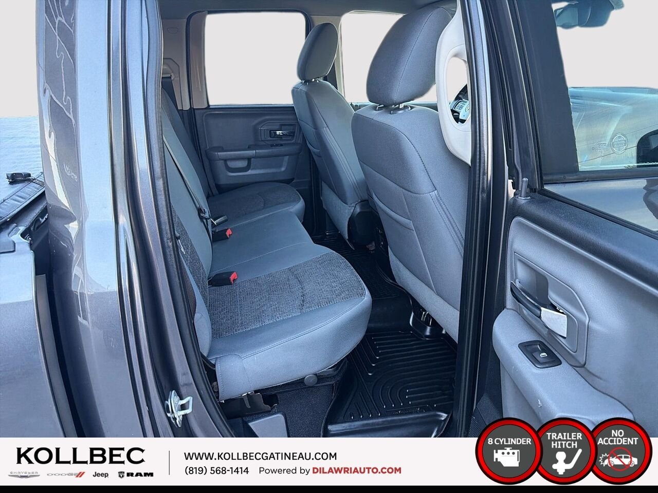 2016 RAM 1500 Big Horn Quad Cab 4x4 Grey Ottawa & Gatineau - photo #21