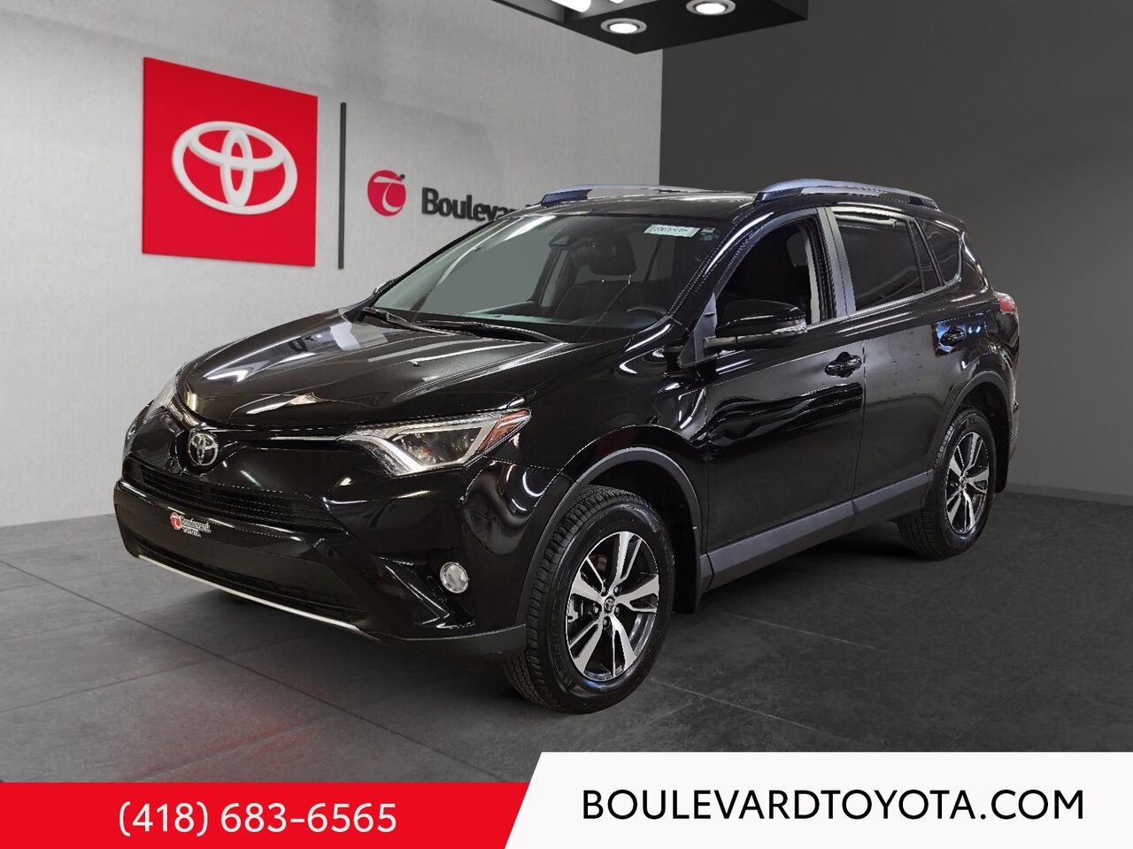 Black 2017 Toyota RAV4 SUV / Crossover All-Wheel Drive Automatic
