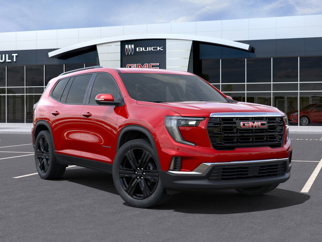 2025 GMC Acadia Elevation Volcanic Red Tintcoat Saint-Eustache - photo #6