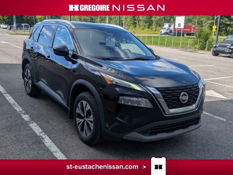 2021 Nissan Rogue SV AWD MAGS CAMERA CUIR Black