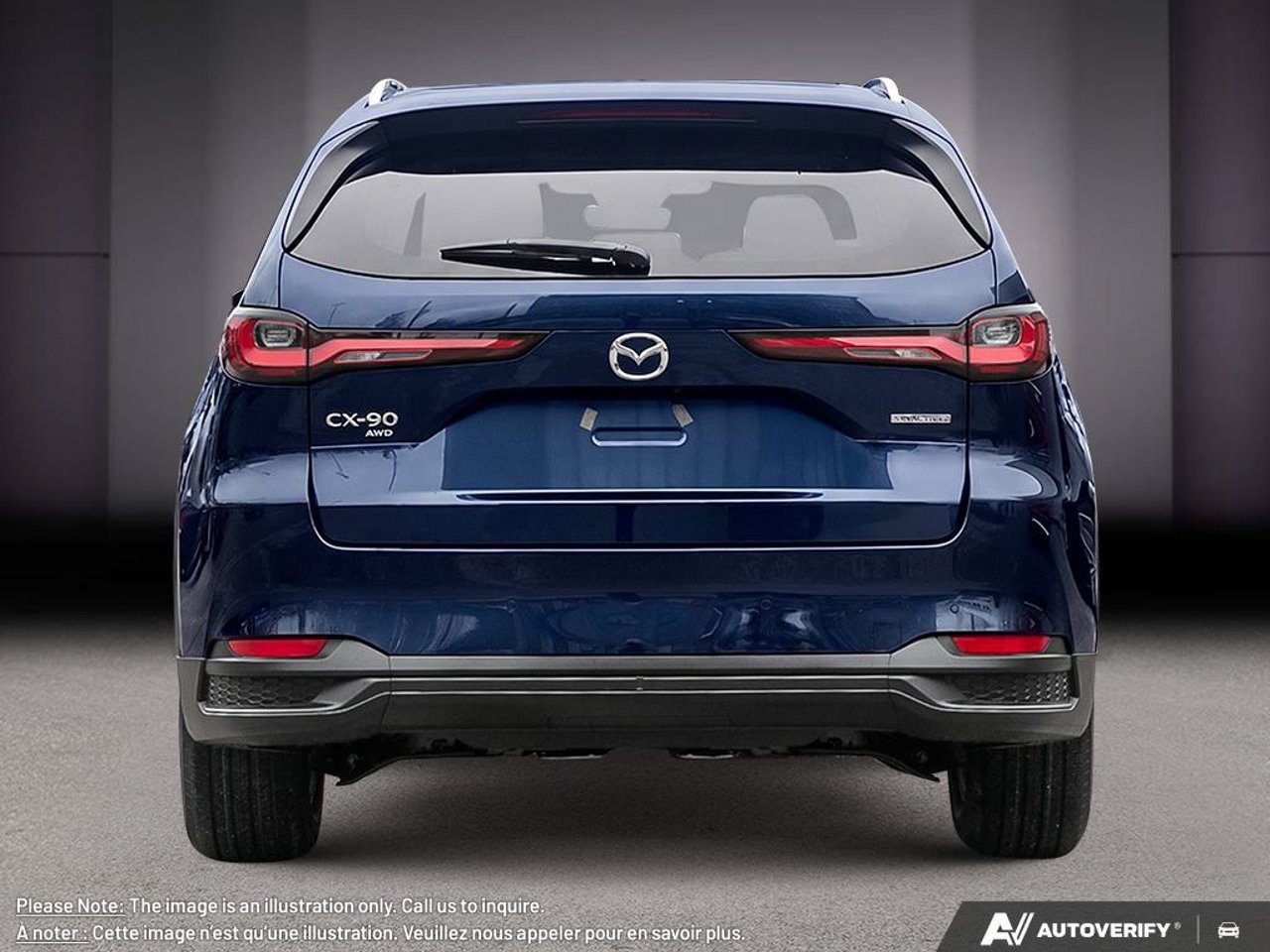 2026 Mazda CX-90 PHEV JM3KKCHA2T1421726 Deep Crystal Blue Mica Mirabel - photo #4