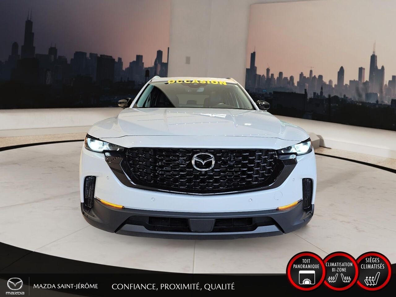 Mazda CX-50 GT | TOIT PANORAMIQUE | CUIR | AWD | 2023 Blanc Saint-Jérôme - photo #2