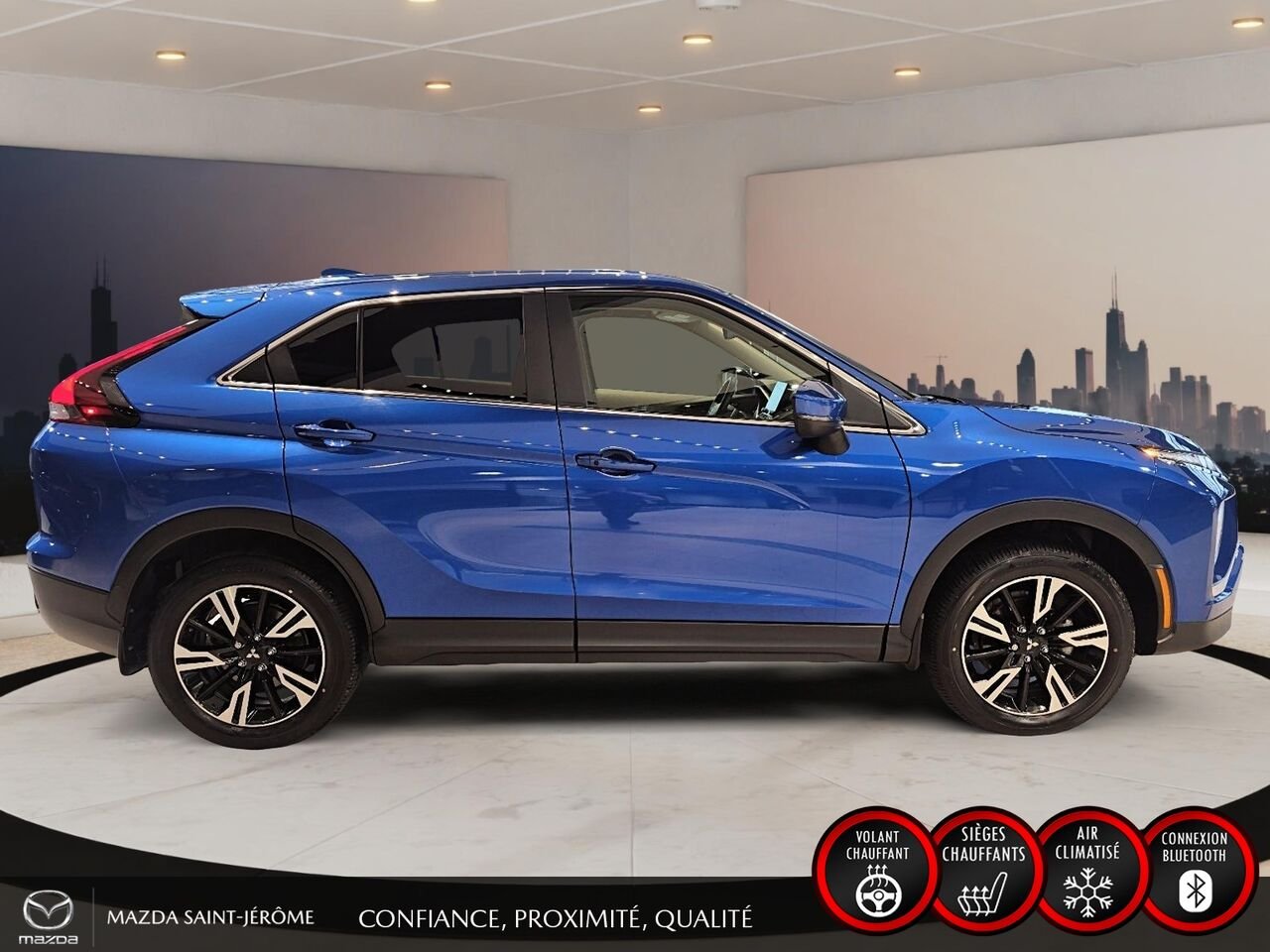 2025 Mitsubishi Eclipse Cross SEL | AWD | MAGS | PUSH START | Blue Saint-Jérôme - photo #4