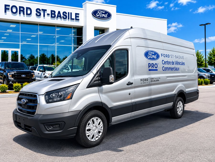 Ford TRANSIT E-TRANSIT CARGO VAN T-350 HIGH ROOF 148EL RWD W3X 2025 Gris