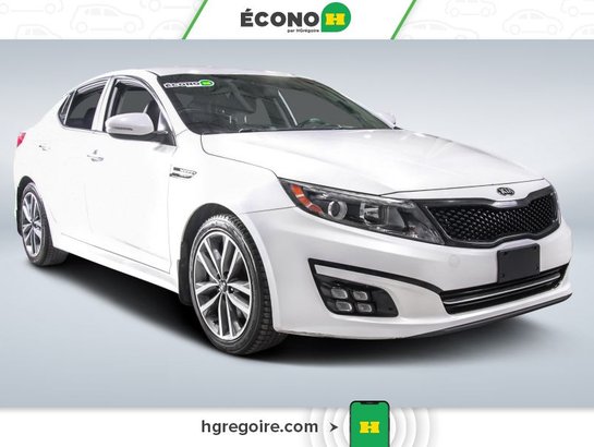 2015 Kia Optima SX CUIR GR ÉLEC A/C BLUETOOTH CAMÉRA MAGS White