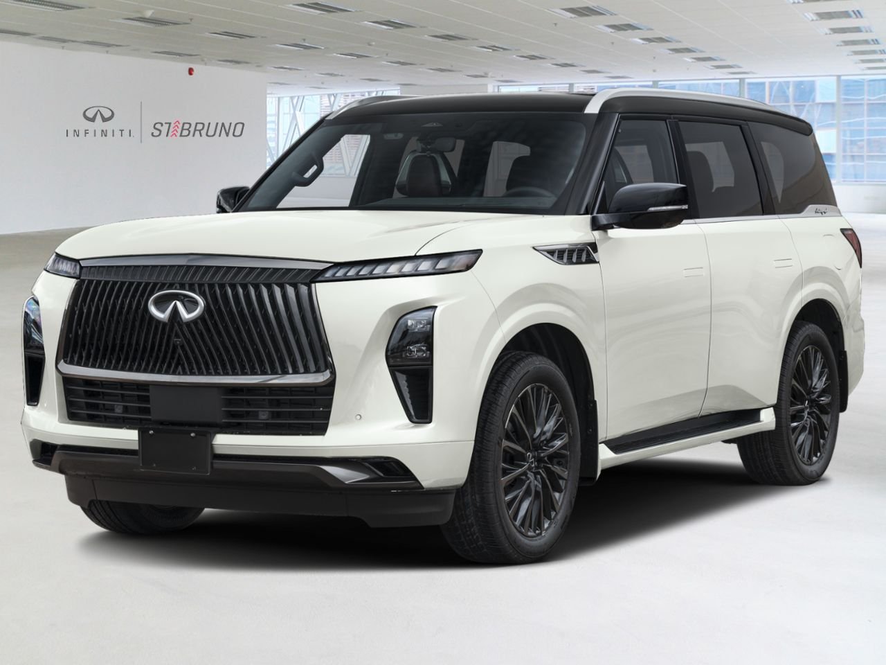 INFINITI QX80 2027 Blanc brillant/Noir obsidienne Saint-Basile-le-Grand - photo #0