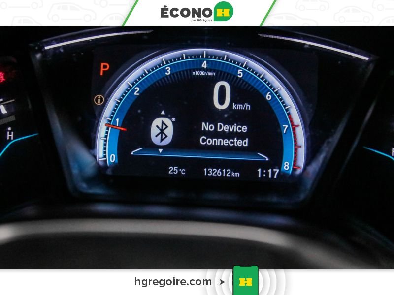 Honda Civic 821100A | LX CVT 2018 Noir Laval - photo #14