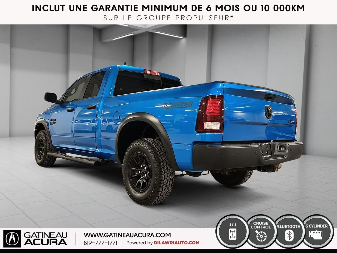 Ram 1500 Classic Warlock Quad Cab 4x4 2021 Bleu Gatineau - photo #15