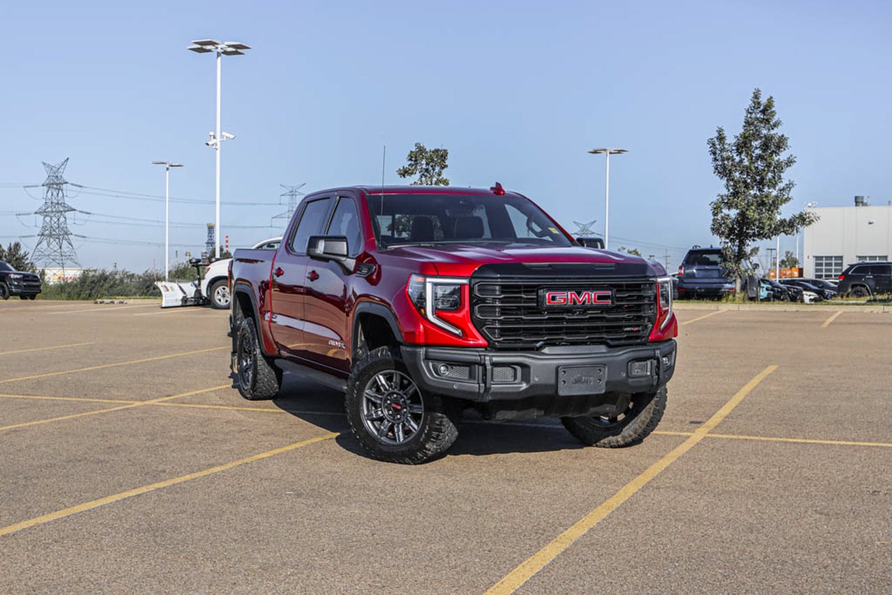 2024 GMC Sierra 1500 4WD Crew Cab 147 AT4X Red Sherwood Park - photo #1