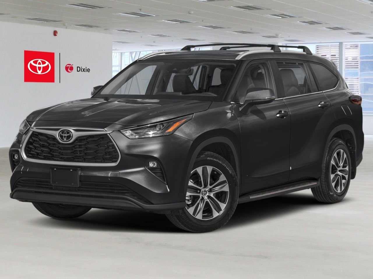 2023 Toyota Highlander Hybrid XLE AWD / HEATED SEATS / MOONROOF / ALLOY WHEELS / CARPLAY AND ANDROID AUTO Black Mississauga - photo #0