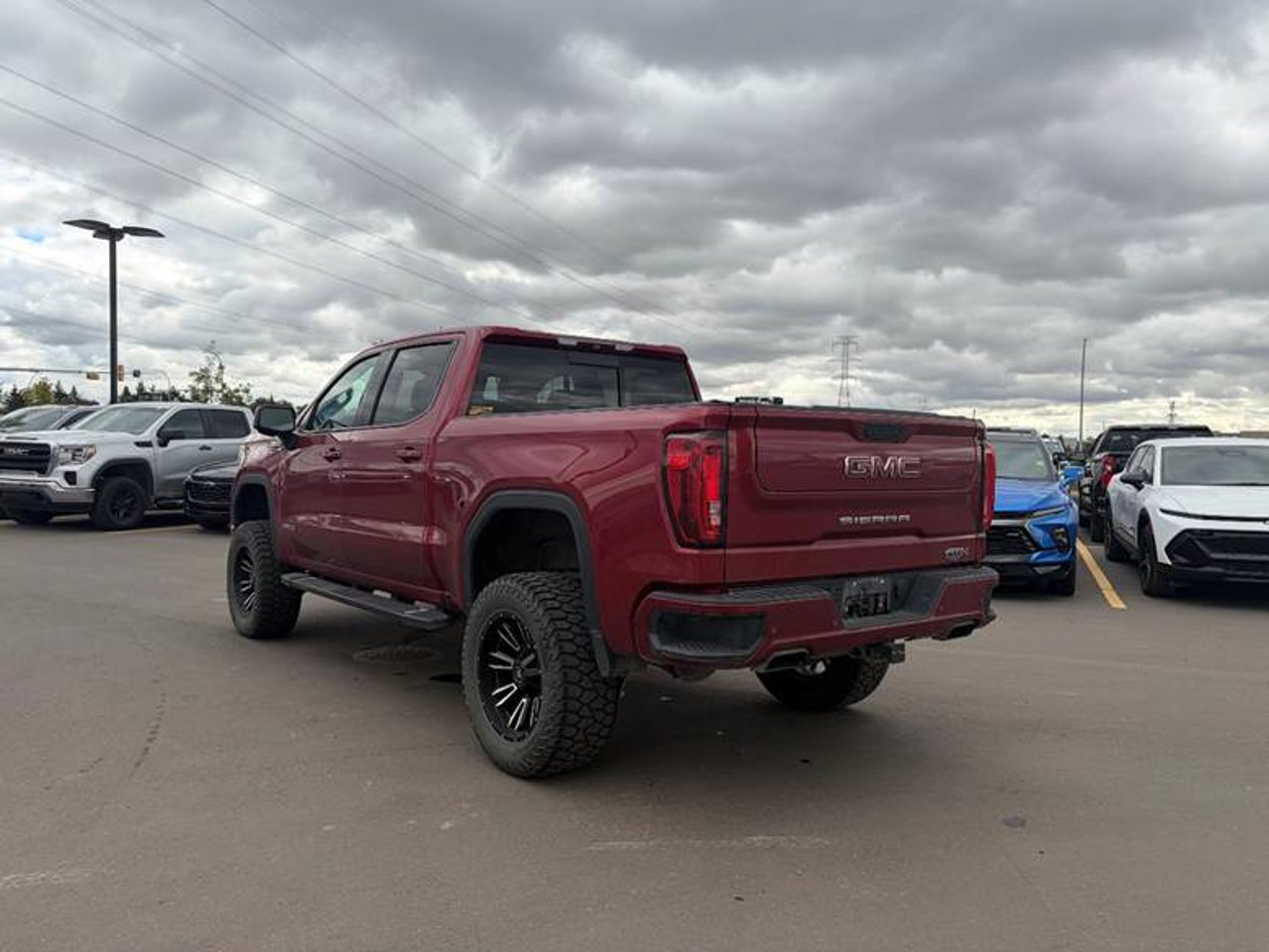 2019 GMC Sierra 1500 4WD Crew Cab 147 AT4 Red Sherwood Park - photo #3