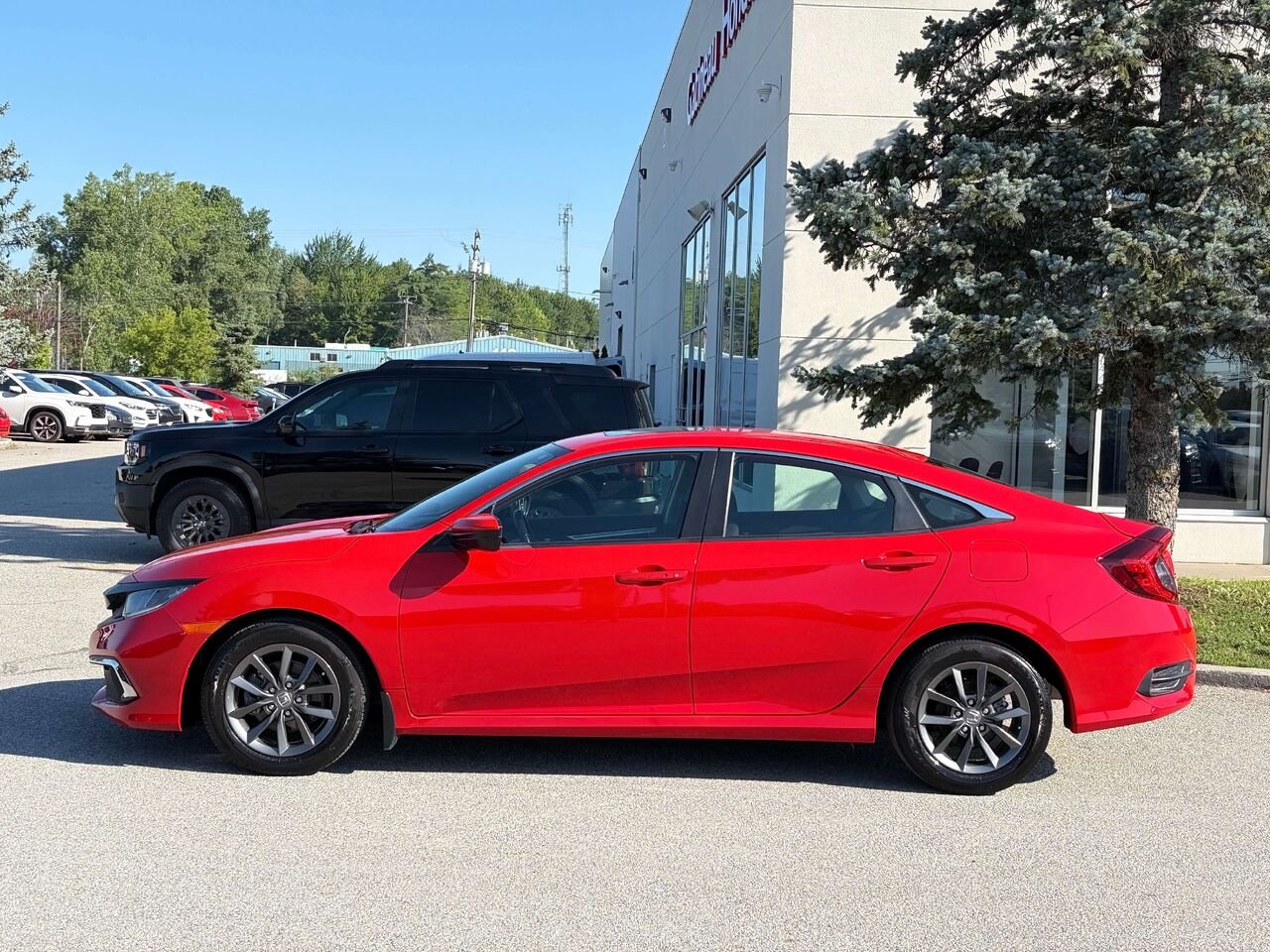 Honda Civic EX 2021 Rouge Gatineau - photo #2