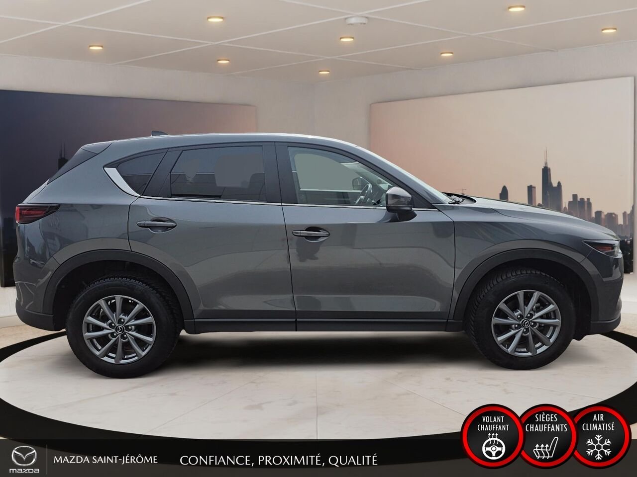 2025 Mazda CX-5 Grey Sainte-Agathe-des-Monts - photo #4