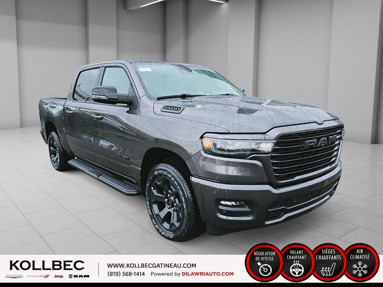 2026 RAM 1500 261440 | Sport cabine d'équipe 4x4 caisse de 5 pi 7 po Granite Crystal Metallic Gatineau - photo #12