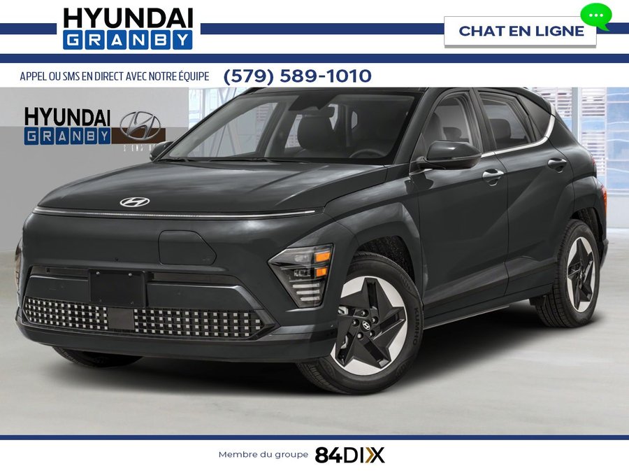 2026 HYUNDAI Kona Electric Preferred TA avec ensemble Ultimate Ecotronic Grey Matte