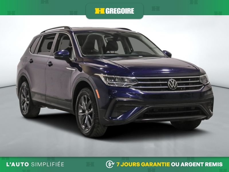 Volkswagen Tiguan Comfortline AWD AUTO A/C CUIR GR ELECT MAGS CAM 2022 Bleu