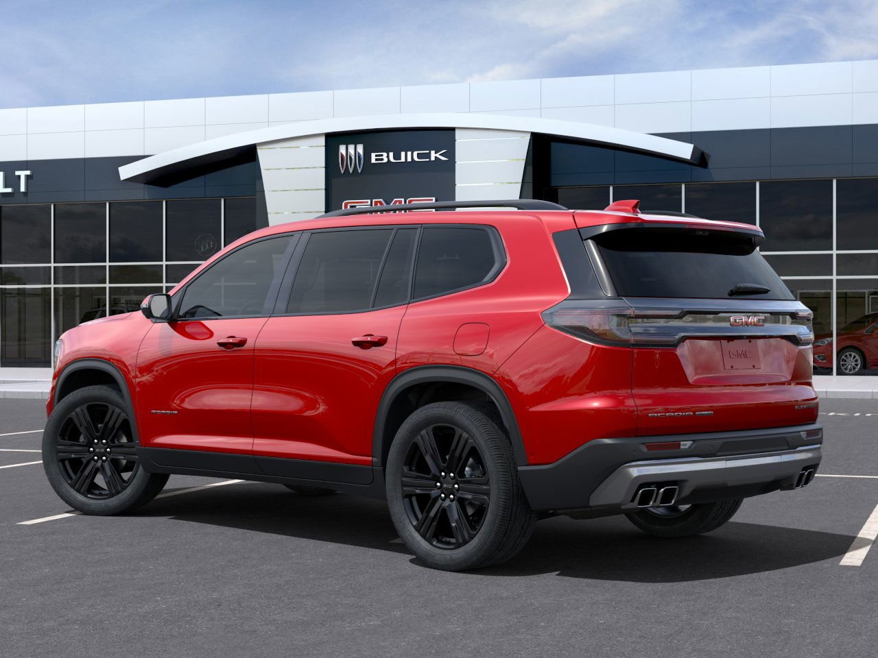 2025 GMC Acadia Elevation Volcanic Red Tintcoat Saint-Eustache - photo #2