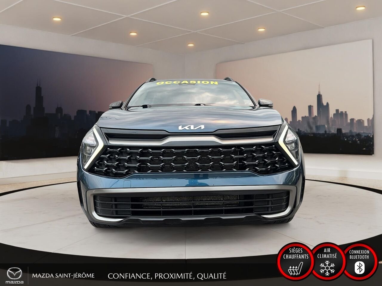 2023 Kia Sportage Blue Ste-Agathe des Monts - photo #2