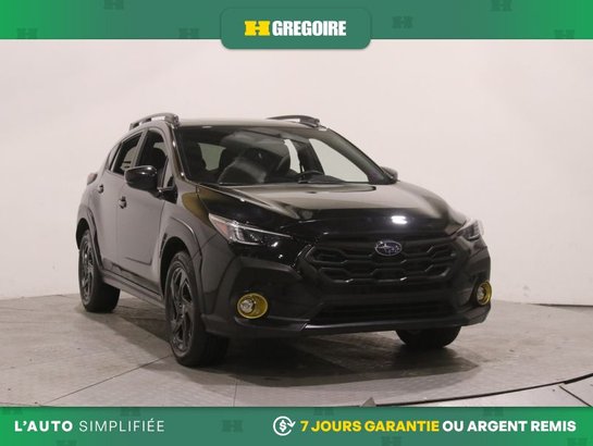 2024 Subaru Crosstrek Onyx AWD AUTO A/C TOIT MAGS CAM RECUL BLEUTOOTH Black